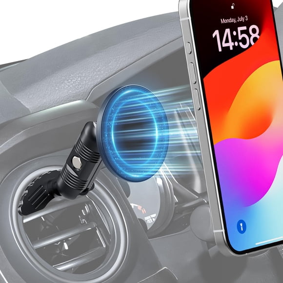 Soporte magnético para teléfono Kaishengyuan con ventilación de coche para Toyota Tacoma 2016-2023