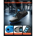 thumbnail image 2 of VEVOR Cross Training Shoes M Width Sneakers US Size 12 Wide Toe Box Shoes Black, 2 of 9