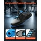 thumbnail image 2 of VEVOR Zapatillas de Entrenamiento Cruzado, Talla M, EE. UU. 9, Puntera Ancha con Soporte de Arco y Cordones Ajustables, para Correr, Gimnasia, Pasear y Levantar Pesas, Negro, 300 x 106 x 130 mm, 2 of 9