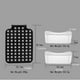 thumbnail image 3 of Cesta de Almacenamiento Naiovety para Baño Organizador Colgante de Plástico Blanco, 3 of 6