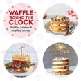 thumbnail image 3 of Mini Waffle Maker for Individual Portions or Snacks, with Easy to Clean, Non-Stick, 3 of 4
