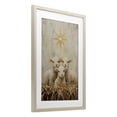 thumbnail image 4 of Christmas Lambs Trio Birch Framed Print Under Glass, design by Petal Prints Design, 4 of 10