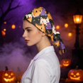 thumbnail image 5 of DORKASM Halloween Scrub Caps Women Caps Working Adjustable Tie Back Hats Purple One Size, 5 of 6