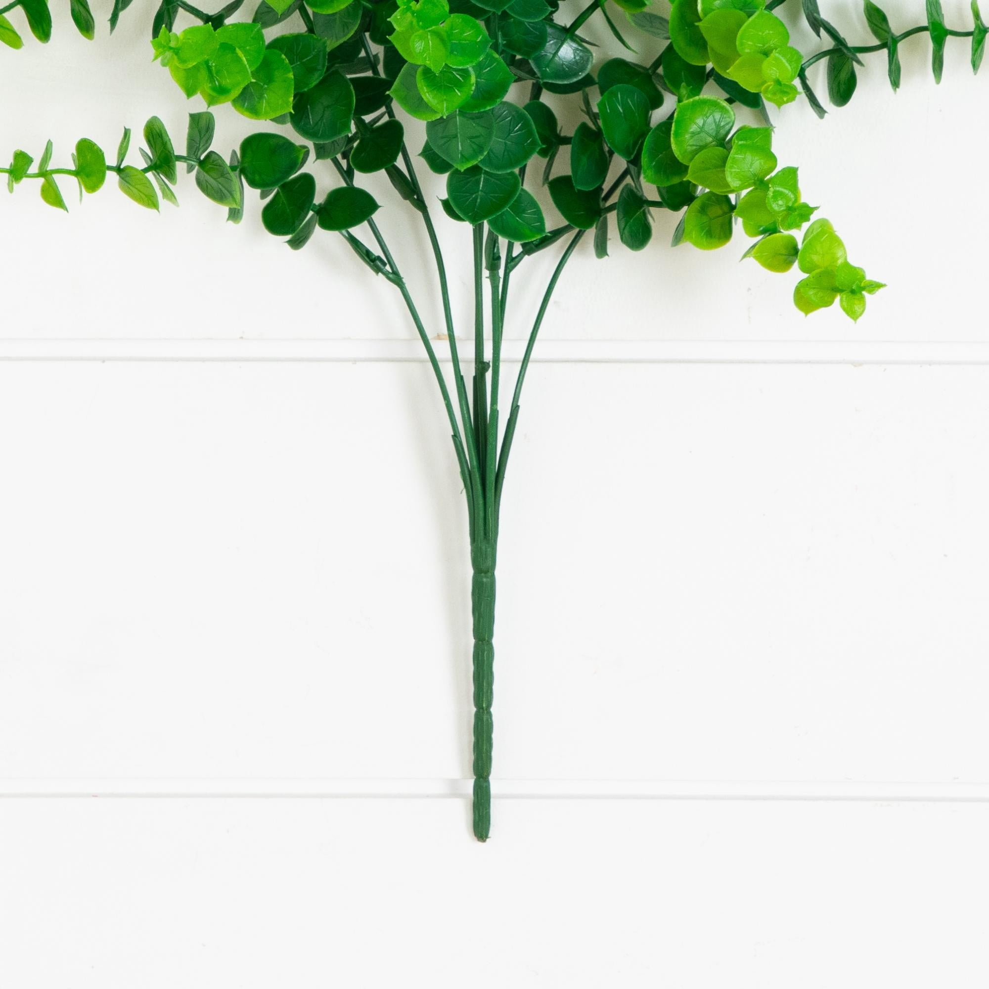 15in. UV Resistant Artificial Eucalyptus Bush (Indoor/Outdoor) - Set of 4