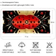 thumbnail image 2 of Seven Starred Ladybird Elegant Chiffon Silk Scarf for Women - Lightweight Breathable Wrap Shawl 70.86"x28.7, 2 of 6