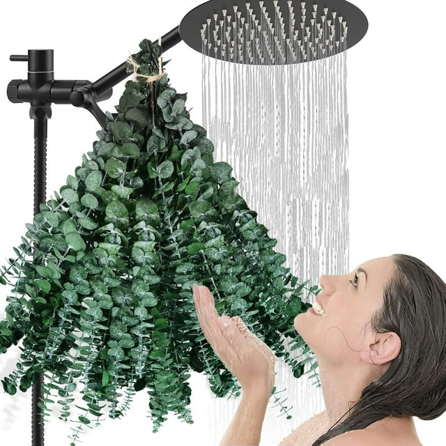 Natural Eucalyptus Shower Spa, Fresh Eucalyptus Leaves, Preserved Technology Maintains Fresh Appearance And Lasts Longer, For Home Spa, Decor, Arrangement