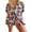 Red, variant on Michellecmm Women's Summer Outfit, Fashion Print Lapel Neck Short Sleeve Shirt Drawstring Shorts 2 Piece Casual Set