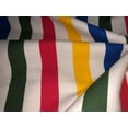 thumbnail image 6 of 100% Cotton Denim Fabric 58" wide STRIPES in 4 styles multicolor, charcoal /ivory, denim blue/white and denim blue /multicolor, 6 of 11