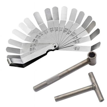 3 Pcs Engine Valve Screw Adjusting Spanner Tool Clearance Adjustment Tools   Feeler Gauge 0.005 - 0.020 Inch
