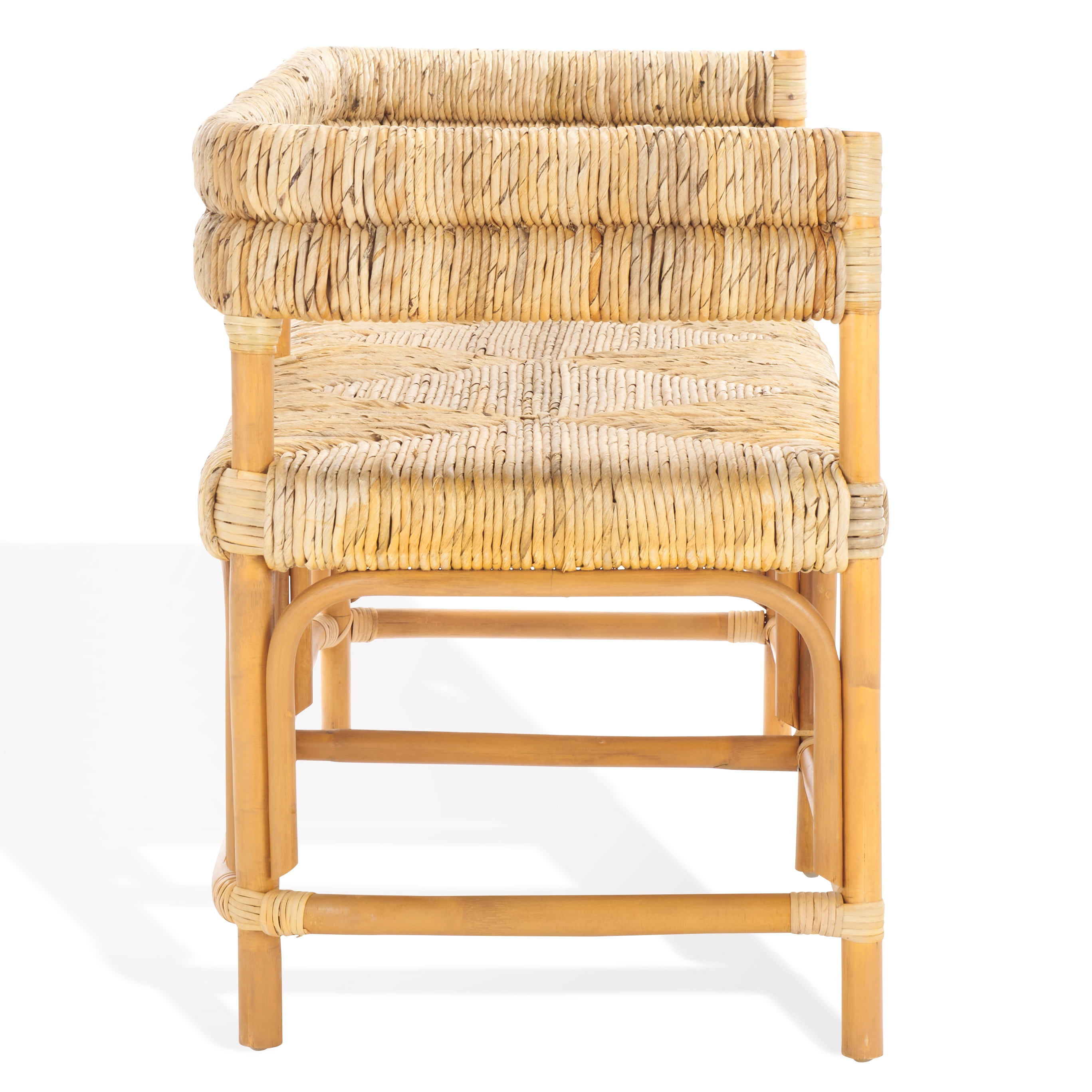 Safavieh Couture Elexa Banana Weaving Bench, Natural