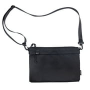 KAUKKO Classic Messenger Bag, Durable Water-Resistant fits 10.2, 7.9 tablet(03 black)
