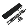 thumbnail image 4 of Soporte para linterna de camping, soporte para lámpara colgante con bolsa de almacenamiento, independiente, 17,6" Negro, 4 of 9
