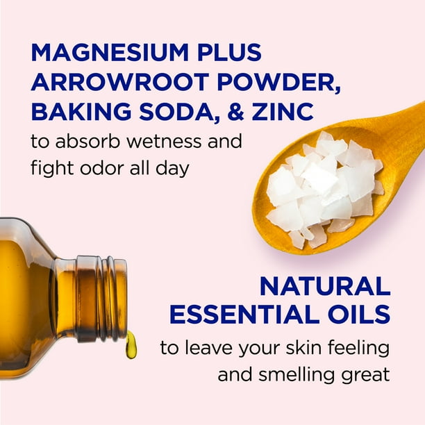 Dr. Teal's Rose & Milk Deodorant Gift Set - 2 Pack Aluminum Free With Magnesium & Shea Butter