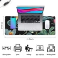 thumbnail image 3 of XXL Extended Gaming Mouse Pad: Supreme Desk Pad with Stitched Edges, Non-Slip Rubber Base, Perfect for Work, Game & Home Office, Unique Weeds Design, Ultimate Keyboard Companion - 31.5 x 11.8 inch, 3 of 7