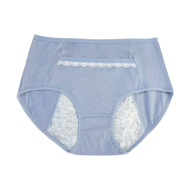 High Waist Panties For Women Leak Proof Large Size Menstruation Underwear With Front Pocket Comfortable And Monthly Flow
