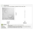 thumbnail image 2 of Ekena Millwork 19 5/8"W x 19 5/8"H Cole EnduraWall Decorative 3D Wall Panel (20-Pack for 53.49 Sq. Ft.), 2 of 12