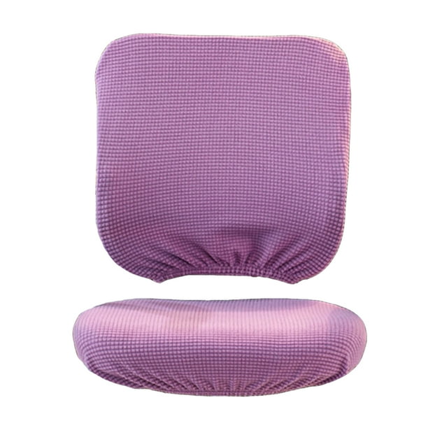 Cubiertas para Sillas de Oficina con Forro Suave y Removible - Púrpura Sunnimix Funda para silla de ordenador de oficina