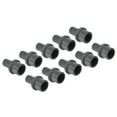 thumbnail image 1 of Unique Bargains UPVC Reducer Pipe Fitting 25mm OD 17mm Barbed, 10 Pack Straight Coupling Adapter Connector, Grey, 1 of 5