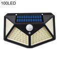thumbnail image 1 of Energía Solar Ip65 Impermeable Sensor De Movimiento Humano Infrarrojo Lámpara De Pared De Seguridad 100/114 Led Luz Vogacara HA022610-00, 1 of 7