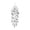 A002- Silver, variant on Silver Crystal Sun Catcher with Sun and Moon Design and Hanging Star Prisms, 1-Piece, Silver Finish, for Living Room Window Decoration