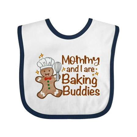 

Inktastic Mommy And I Are Baking Buddies Gift Baby Boy or Baby Girl Bib