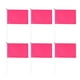 thumbnail image 1 of GOOHOCHY 50 piezas Banderas cuadradas de mano Color sólido Mini bandera Fuentes de fiesta Banderas de celebración de fiesta (Rosa), 1 of 7