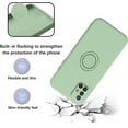 thumbnail image 5 of Compatible with Samsung A51 Case Silicone Cute Shockproof Anti-Scratch Samsung Galaxy A51 Phone Case with Ring Kickstand Full Body Protection Cases for Women (Green), 5 of 14