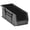 Black, variant on Quantum Storage Ultra Stack & Hang Bin- Ivory - 18 x 11 x 10 in.