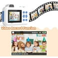 thumbnail image 4 of Hnjugfe Kids Camera Instant Print,Christmas Birthday Gifts Toys for Girls Boys Age 4-12 Years Old,1080P HD Dual Lens Selfie Digital Camera with 4 Rolls Print Paper Stickers Pens 32G Card, 4 of 6