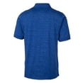 thumbnail image 3 of Men's Cutter & Buck Royal Denver Broncos Advantage Tri-Blend Space Dye Big & Tall Throwback Polo, 3 of 3