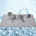 thumbnail image 4 of Mom's Best Esterilla de enfriamiento rápido para perros, transpirable y refrescante, lavable, de seda fría, no tóxica, 70 x 100 cm, 4 of 9