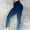 11-Blue, variant on Black Workout Leggings Women Plus Size High Waist Polyester Lounge Trousers Ankle Length Slim Casual Pants Sky Blue 3XL