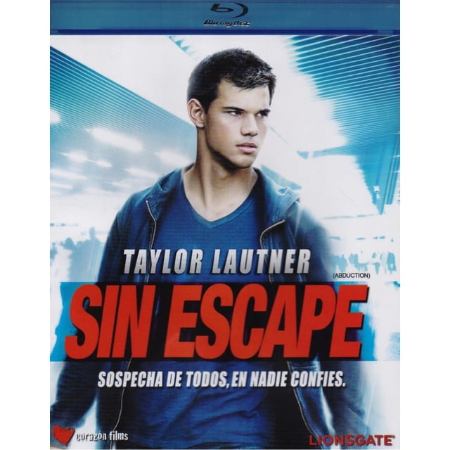 Sin Escape Abduction Taylor Lautner Pelicula Blu-ray PRODISC Sin Escape Abduction Taylor Lautner Pelicula Blu-ray