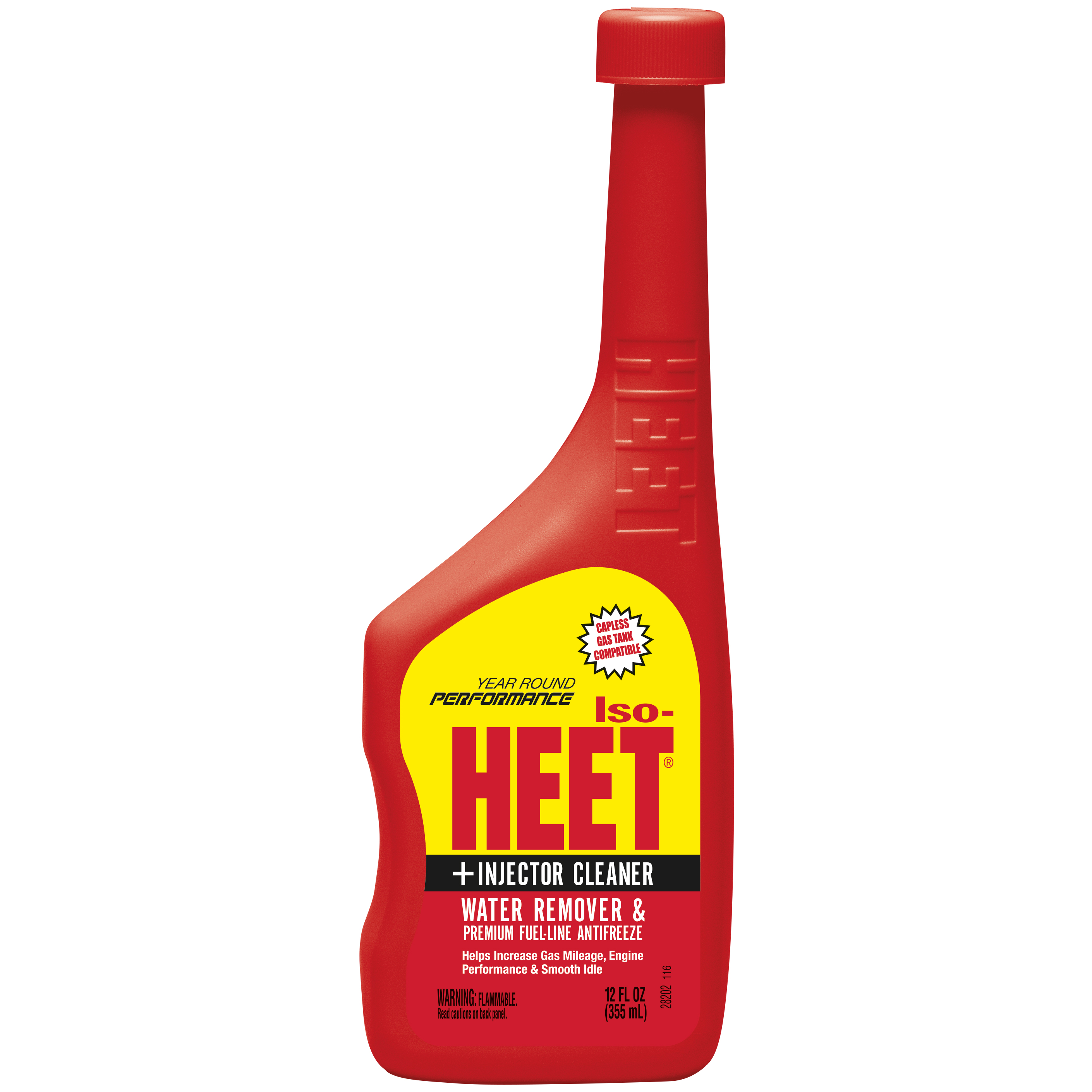 Iso-HEET Fuel-Line Antifreeze and Injector Cleaner 12 fl. oz - Premium Water Absorbing Formula