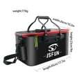 thumbnail image 4 of MYG EVA Folding Fishing Bucket Live Fish Box Portable Fish Barrel Sea fishing box, 4 of 8