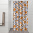 thumbnail image 2 of Pioneer Flower Floral Print Pattern Shower Curtain 36"x72" ,Bathroom Decorative Shower Curtains Set with 12 Hooks,Modern Waterproof Washable Shower Curtain, 2 of 6