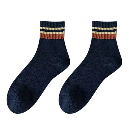 

fvwitlyh Odor Eliminator Socks Striped Wool Hosiery Winter Thick And Comfortable Warm Men Thick Work Socks for Women
