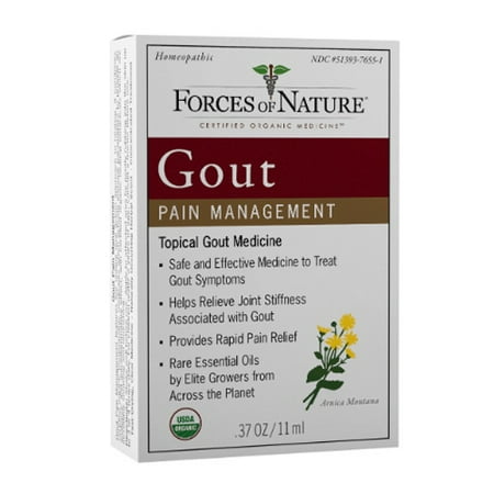Forces Of Nature Medicine Gout Pain Management, Rollerball Applicator, 4 (Best Remedy For Gout Attack)