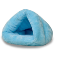 thumbnail image 1 of TheFound Pet Plush Nest Triangle Shape Solid Color Soft Dog Cat Sleeping Bed, 1 of 5