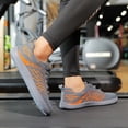 thumbnail image 5 of Men’s Wide Toe Box Running Sneakers Breathable Lightweight Walking Shoes with Cushioned Non Slip Sole Comfortable Lace Up Trainers for Gym Travel Daily Wear, 5 of 9