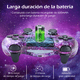 thumbnail image 2 of Controlador inalámbrico para P4, joystick de juego remoto compatible con P-4/P-4 Slim/P-4 Pro/PC, cielo estrellado púrpura, 2 of 7