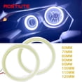 thumbnail image 2 of Anillo de luz LED COB de 12-24 V con forma de ojo de ángel para coche, motocicleta, anillo de luz LED circular de 70 mm, 80 mm y 90 mm, bombilla para faros delanteros de circulación diurna, 2 of 5