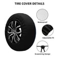 thumbnail image 4 of Easygdp Funny Saying Wine Wheel Sun Guard, Spare Tire Cover,Universal Trailer Suv Truck Camper Travel,Easy To Install And Remove -17 Inch, 4 of 9