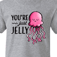 thumbnail image 4 of Inktastic You're Just Jelly with Pink Jellyfish Youth T-Shirt, 4 of 5