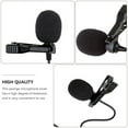 24pcs Microphone Filter Microphone Clothing Clip Office Microphone