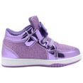 thumbnail image 6 of NEWMALL Toddler Glitter Shoes Girls Flashing Cute Bowknot Sneakers (6 Toddler,Purple), 6 of 7