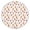 Christmas Gingerbread Gift, variant on Christmas Gingerbread Cookie White Pattern Round Elastic Tablecloth, 36-44 Inch Waterproof, Machine Washable, Indoor & Outdoor Use