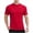 Red, variant on Swim Shirt for Men Short Sleeve Compression T Shirts Quick Dry Athletic Mock Neck Workout Tee