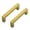 3-3/4 inch Hole Center-60, variant on 10 Pack Single Hole Square Cabinet Handles Brushed Brass Stainless Steel Hardware Knobs
