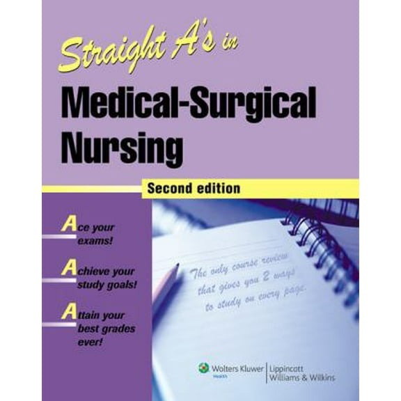 Pre-Owned Straight A's in Medical-Surgical Nursing [With CDROM] (Paperback) 1582556946 9781582556949